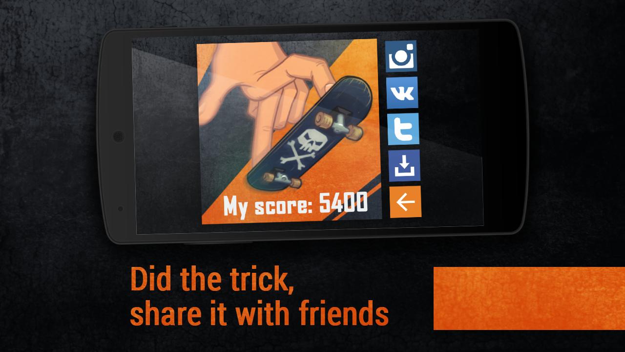 Skateboard for Fingers