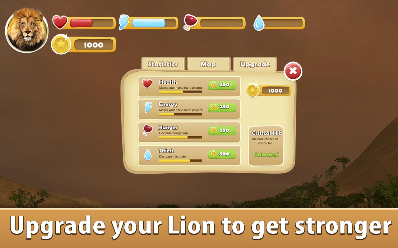 Wild African Lion Simulator 3D