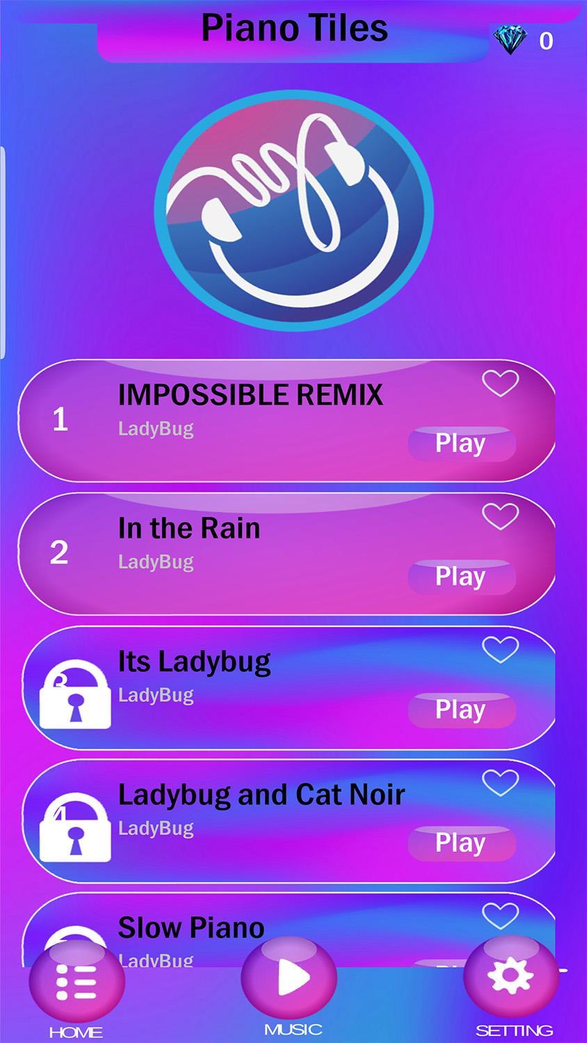 LadyBug Piano Tiles Game