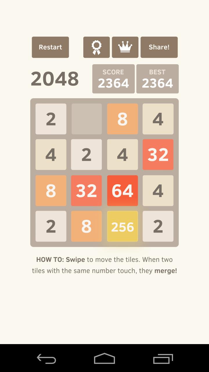 2048 - Powers of two!
