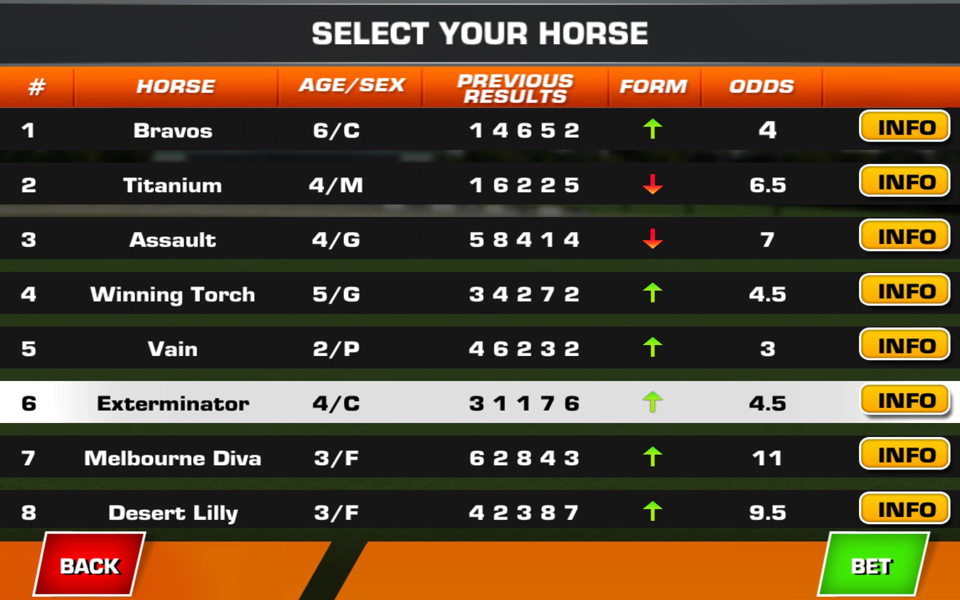 Bet on Horse: Racing Simulator