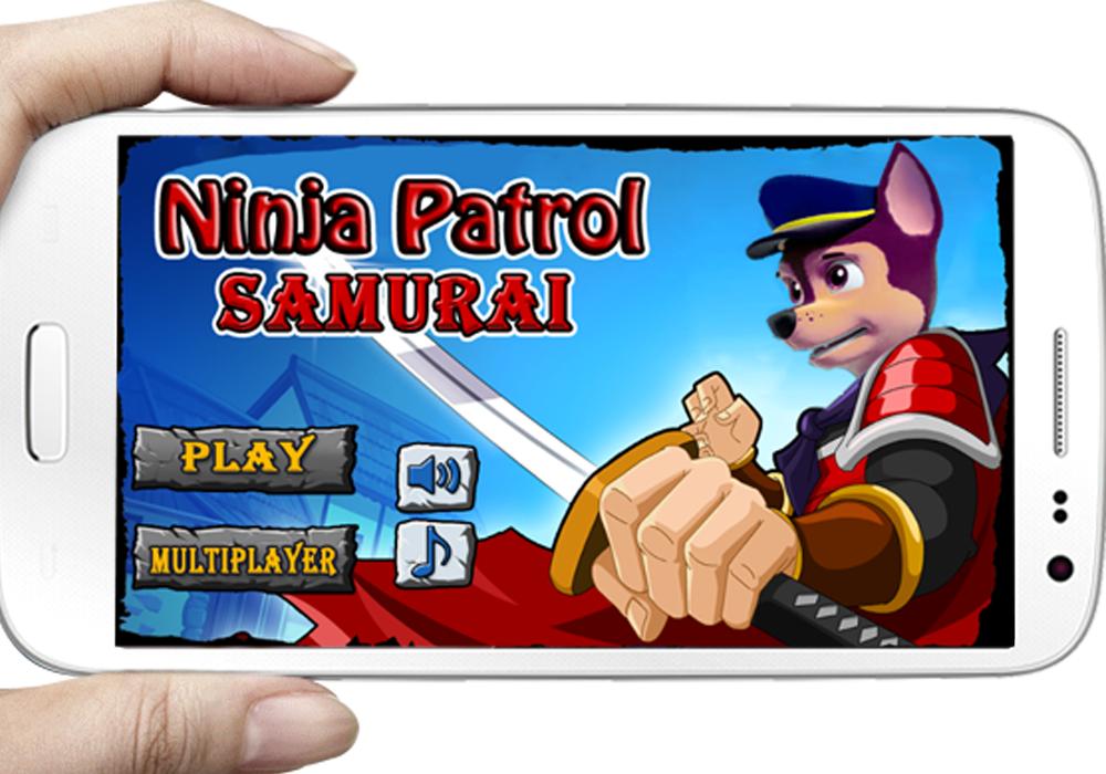 Paw Run ninja Patrol samurai
