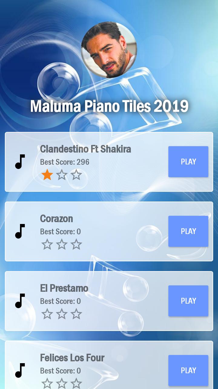 Maluma Piano Tiles 2019