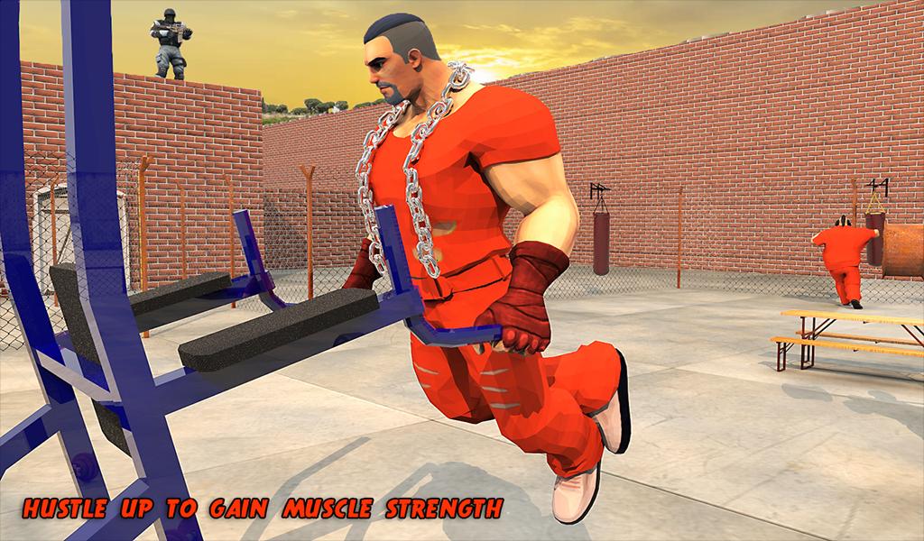 Prison Workout Gym 3D: Jail House Equipment