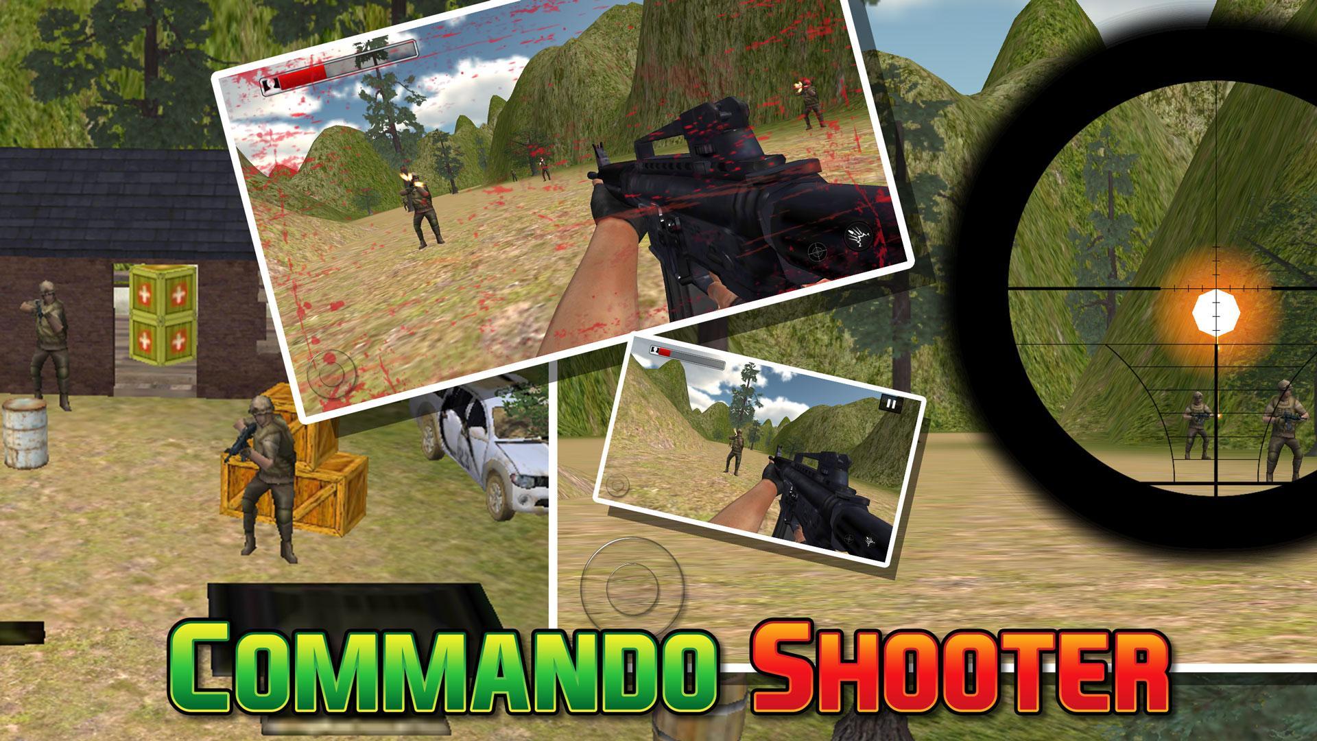 Commando Army Sniper Shooting