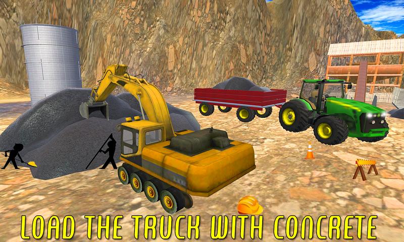 Concrete Excavator Simulator