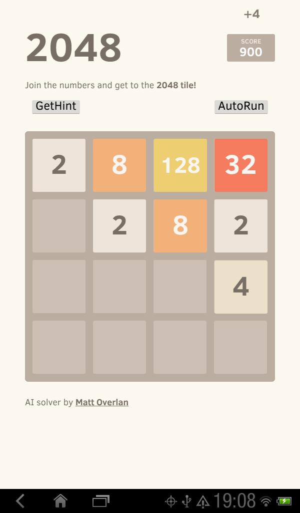 2048 AI Solver