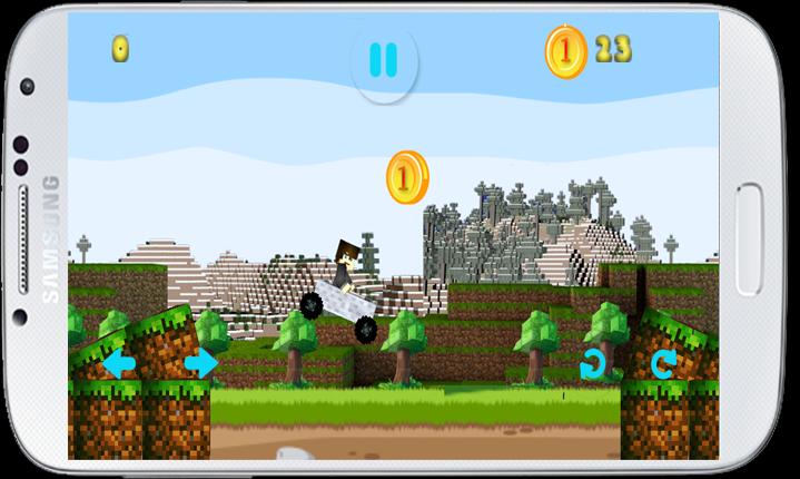 hill climb racing minecraft