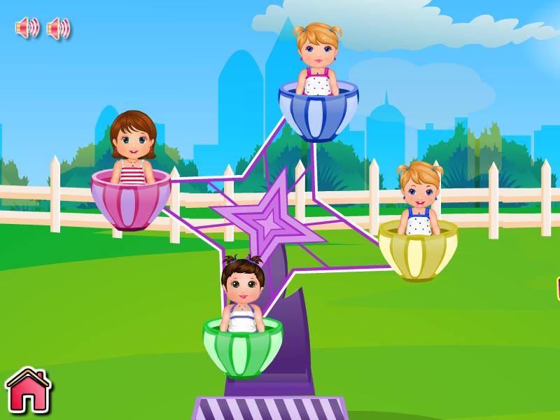 Baby Playing and Feeding