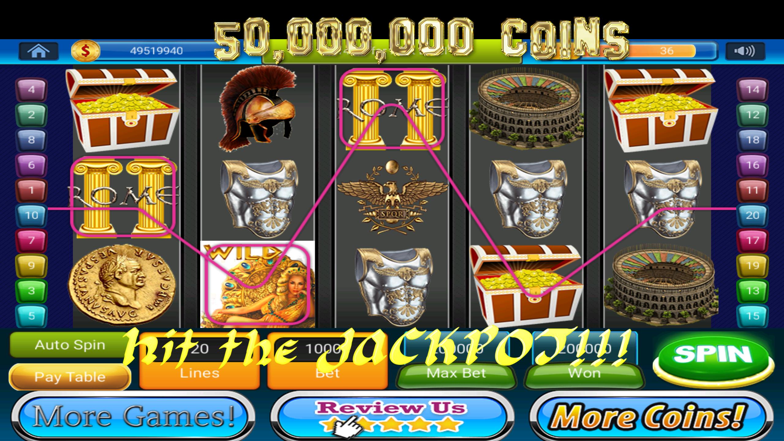 Golden Rome Free Slots