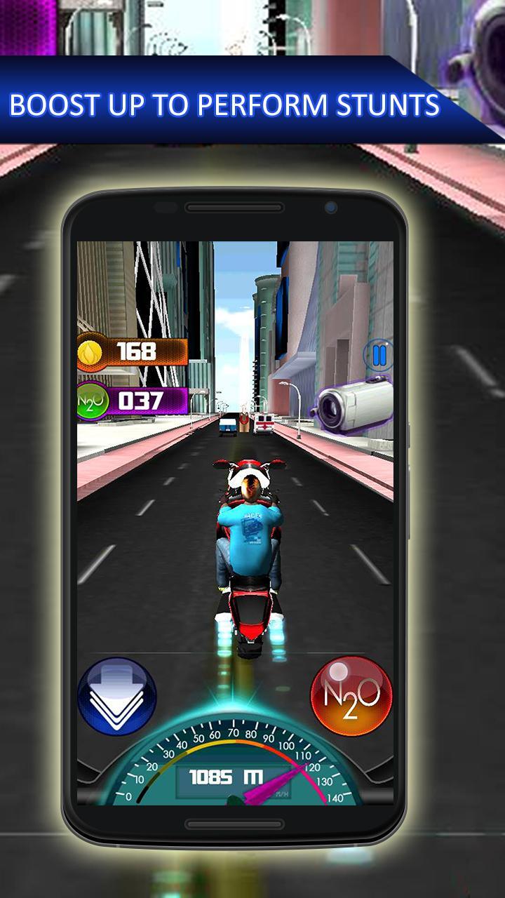 Highway Racer Motorcycle Traffic Rider