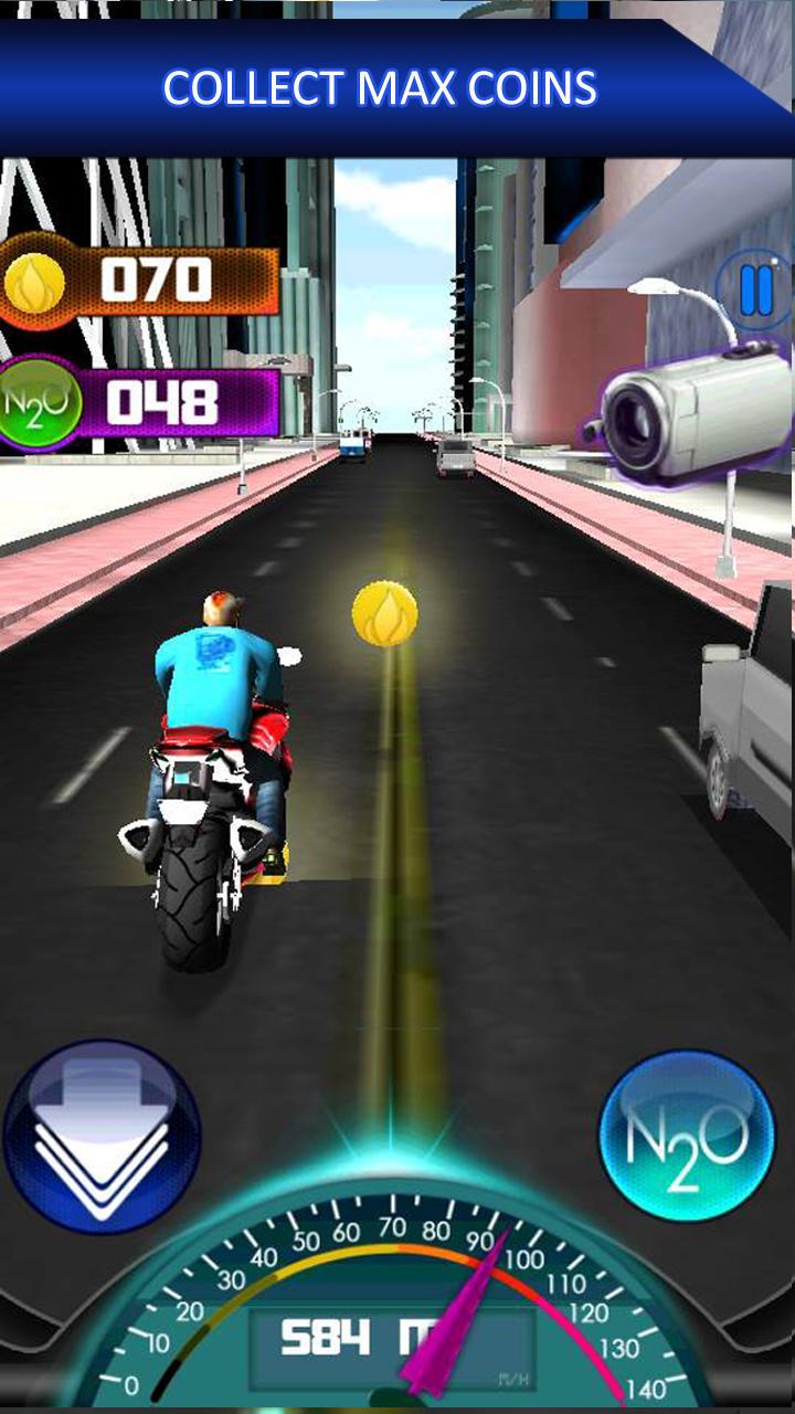 Highway Racer Motorcycle Traffic Rider