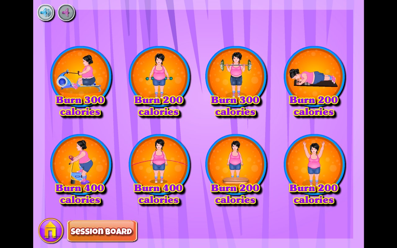 Fat To Slim Fitness Girl Game