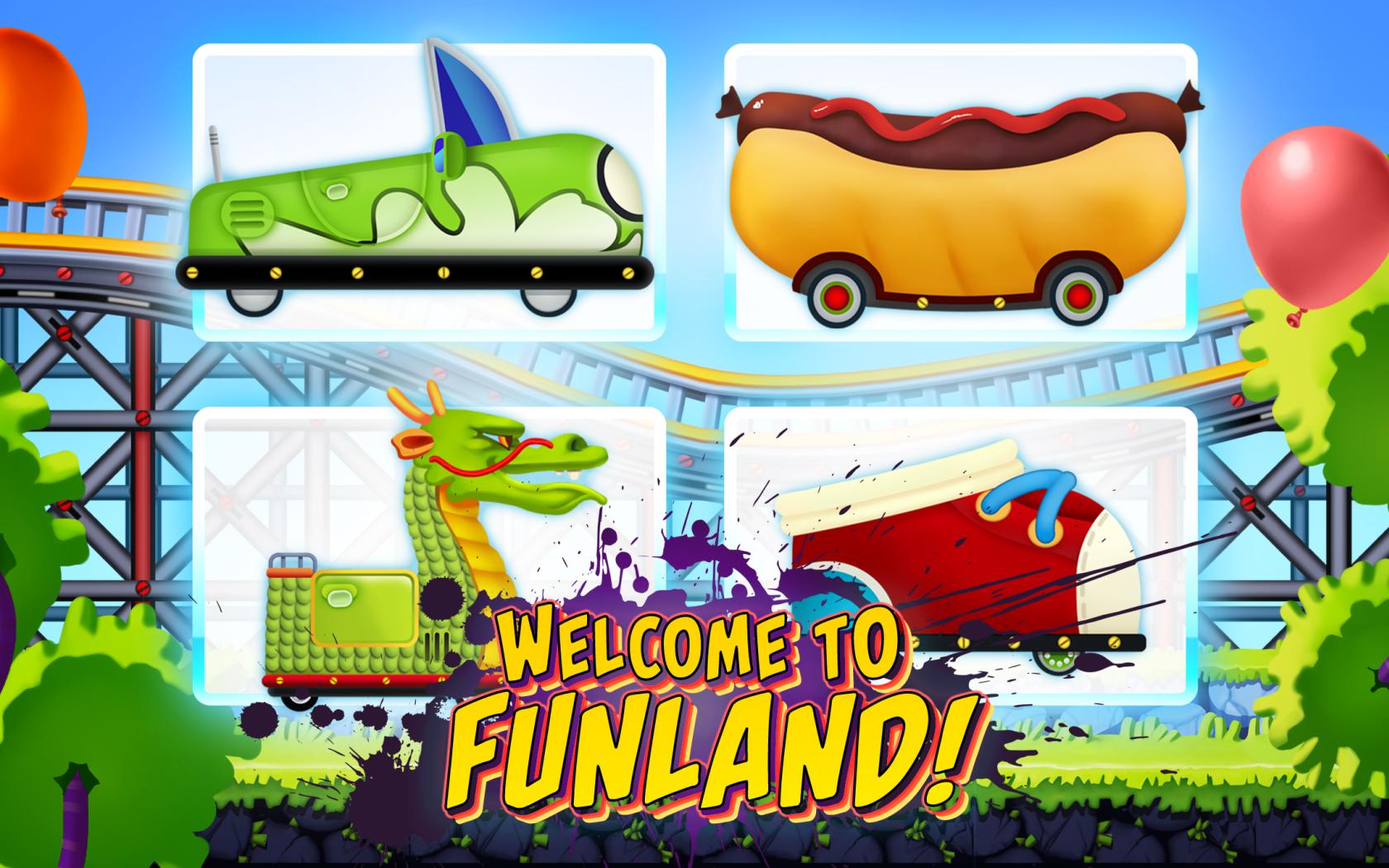 Roller Coaster Children Fun Park