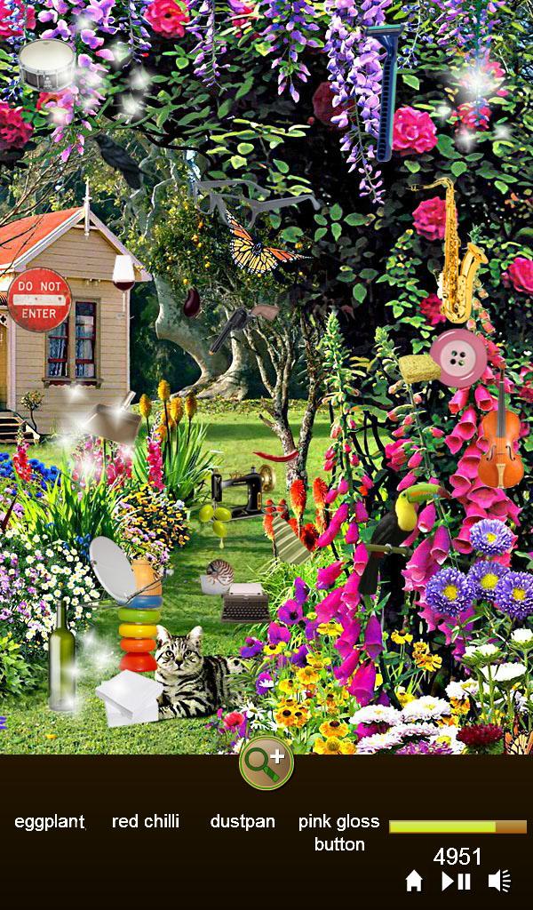 Hidden Object Garden Kittens