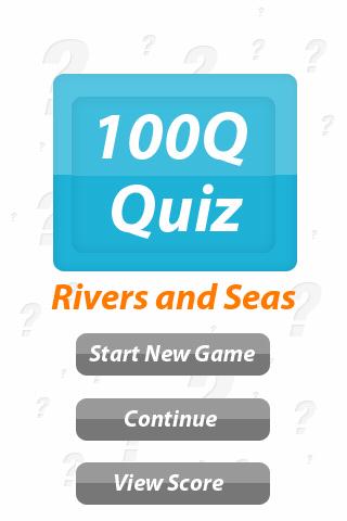 Rivers and Seas - 100Q Quiz
