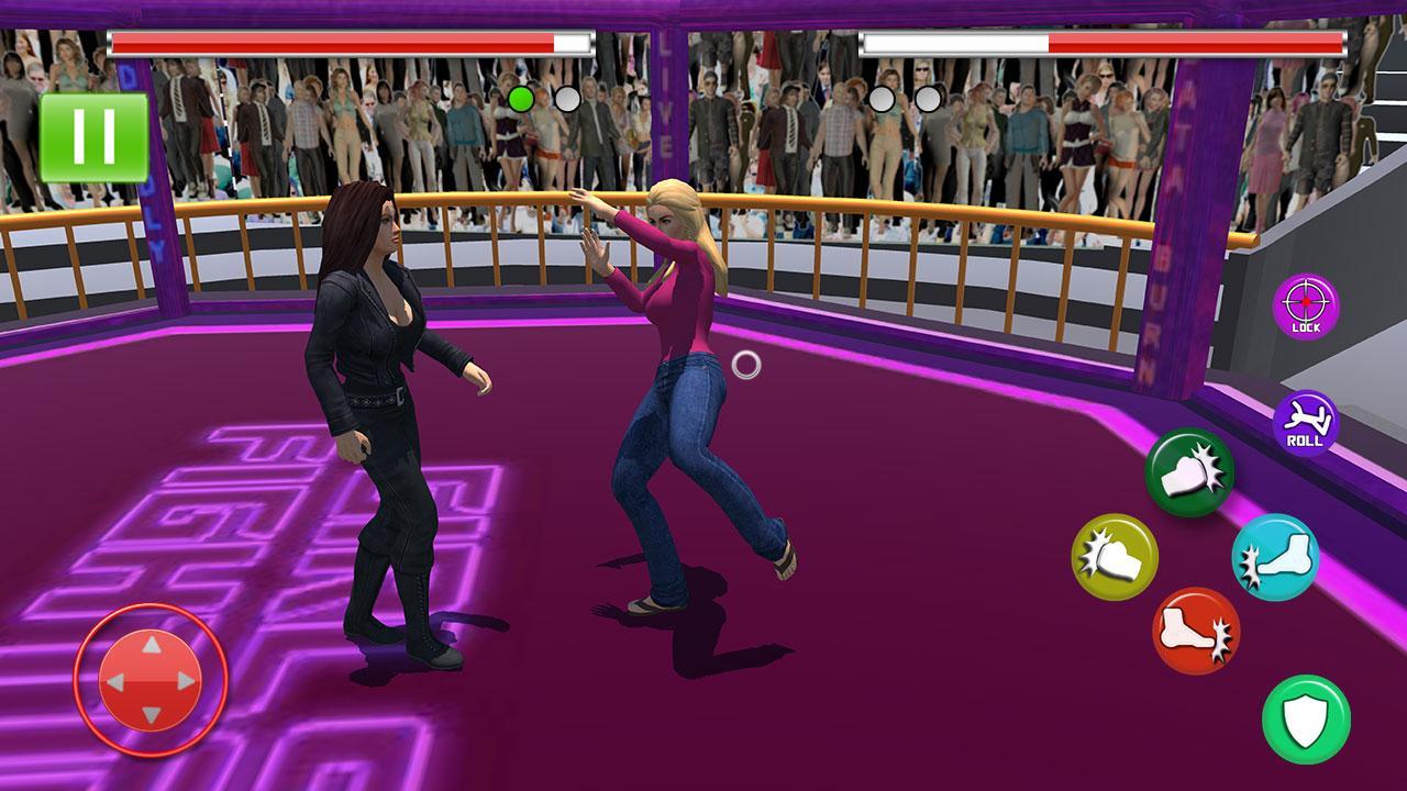 Girl mma fighting clash game