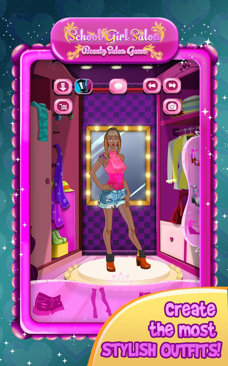 School Girl Beauty Salon Game