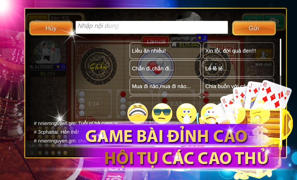 Game 3C: danh bai doi thuong