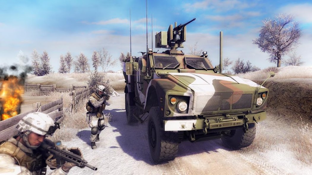 Army Games: Military Car Shoot